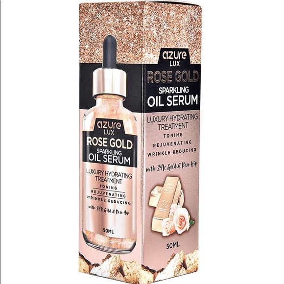 Azure Lux Rose Gold Luxury Sparkling Oil Serum - Picture 1 of 2